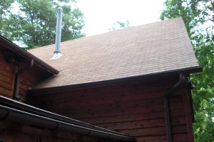 Roof powerwashing (after)